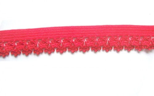 Rüschen elastisch Stoff-Flausen