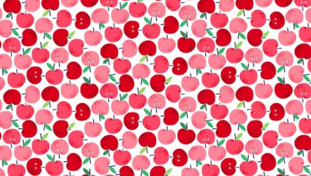Äpfel rot Patchworkstoff