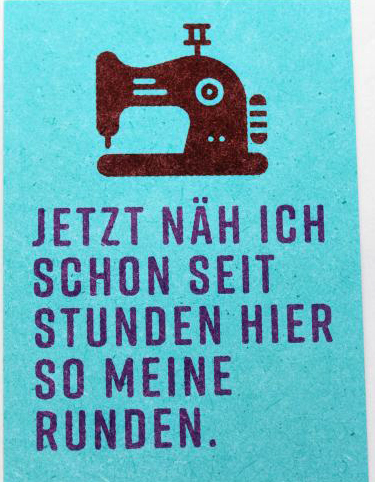 Ansichtskarte Nähen