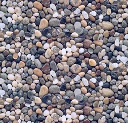 Steine Kiesel Patchworkstoff