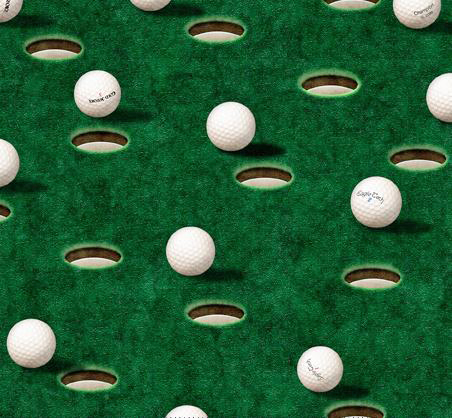 Golf Golfball Baumwollstoff