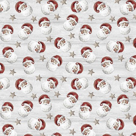 Santa Weihnachtsmann Patchworkstoff