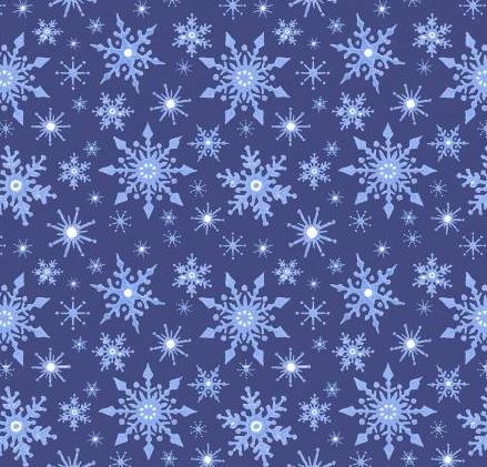 Schneeflocken Winter Weihnachten Baumwollstoff