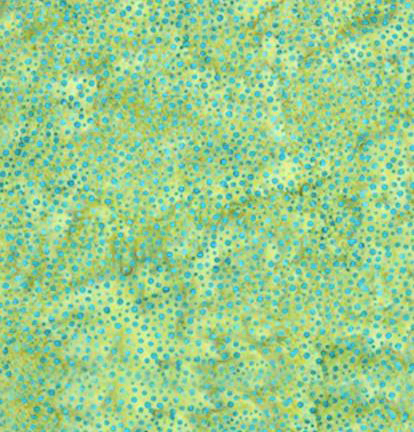Punkte gepunktet grün blau Batik Patchworkstoff