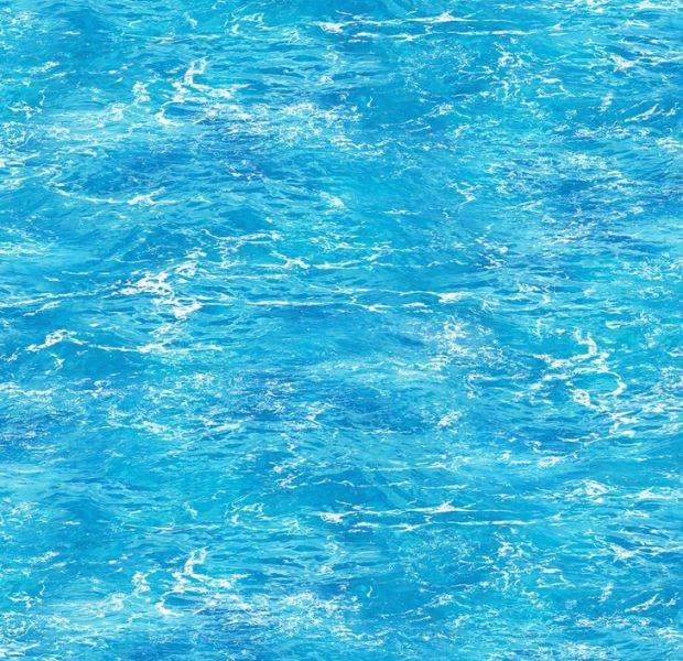 Wasser Wellen Patchworkstoff