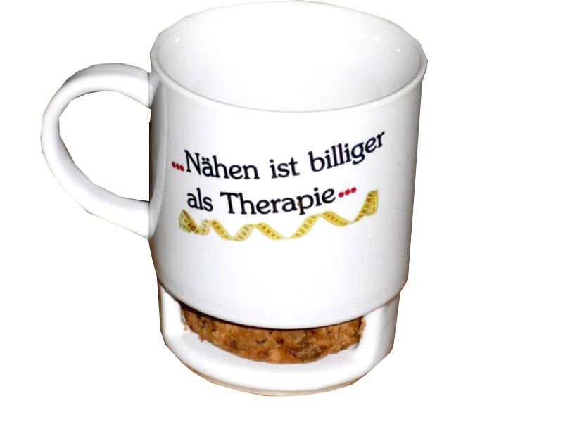 Mug Tasse Nähen Therapie Cookie