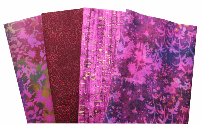 Basic violett Patchworkstoff Stoffpaket