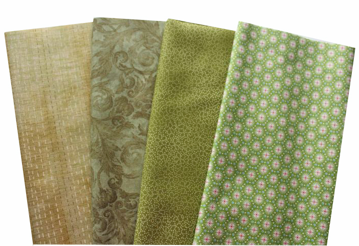 Basic grün Patchworkstoff Stoffpaket