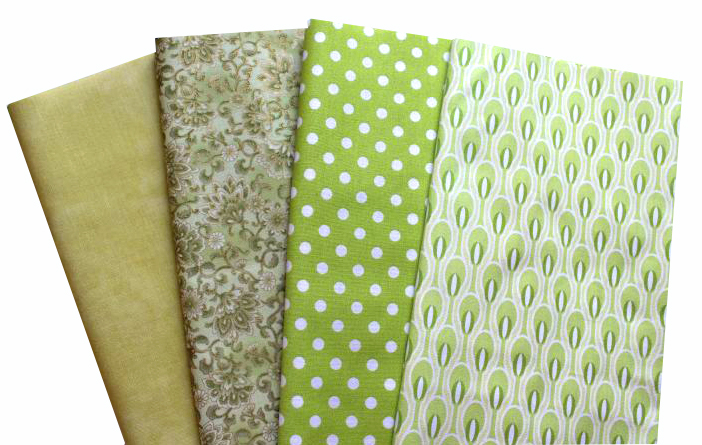 Basic grün Patchworkstoff Stoffpaket