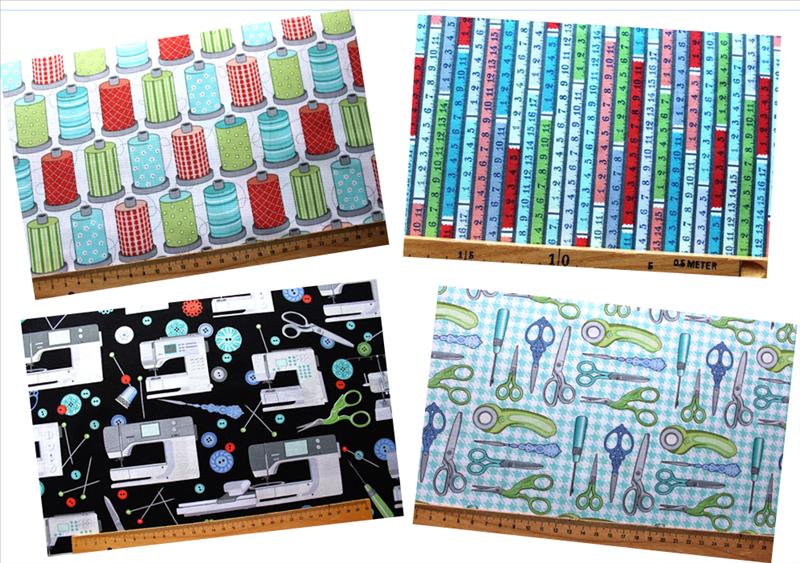 Nähen Nähmotive Patchworkstoff Stoffpaket