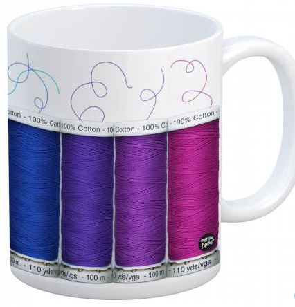 Mug Tasse Nähen Becher Garnrollen
