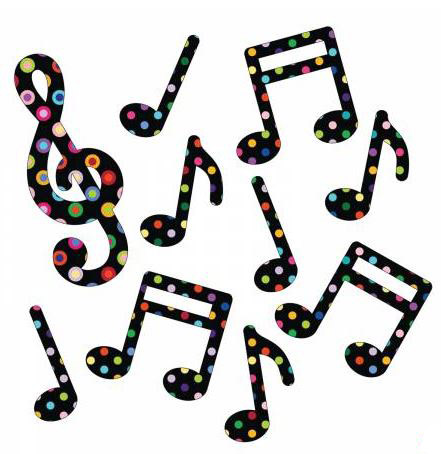 Applikationen Noten Musik Violinschlussel Aufbugler 10 Stck