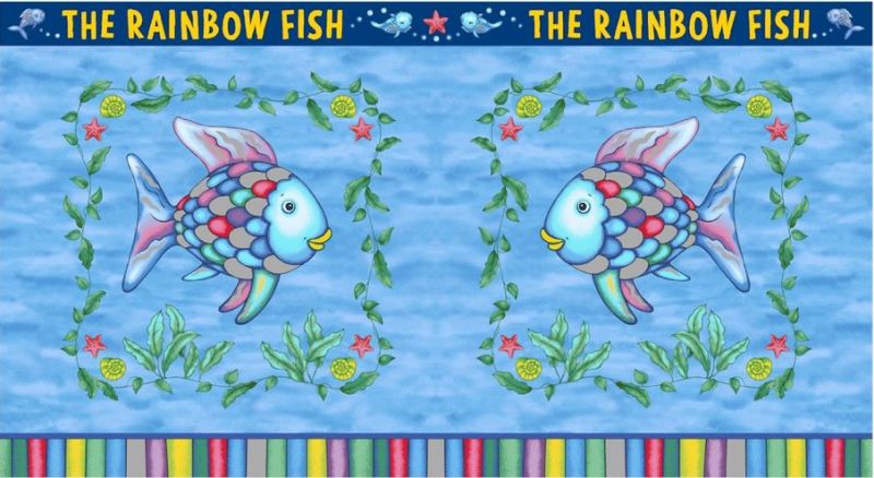 Der Regenbogenfisch Panel Patchworkstoff
