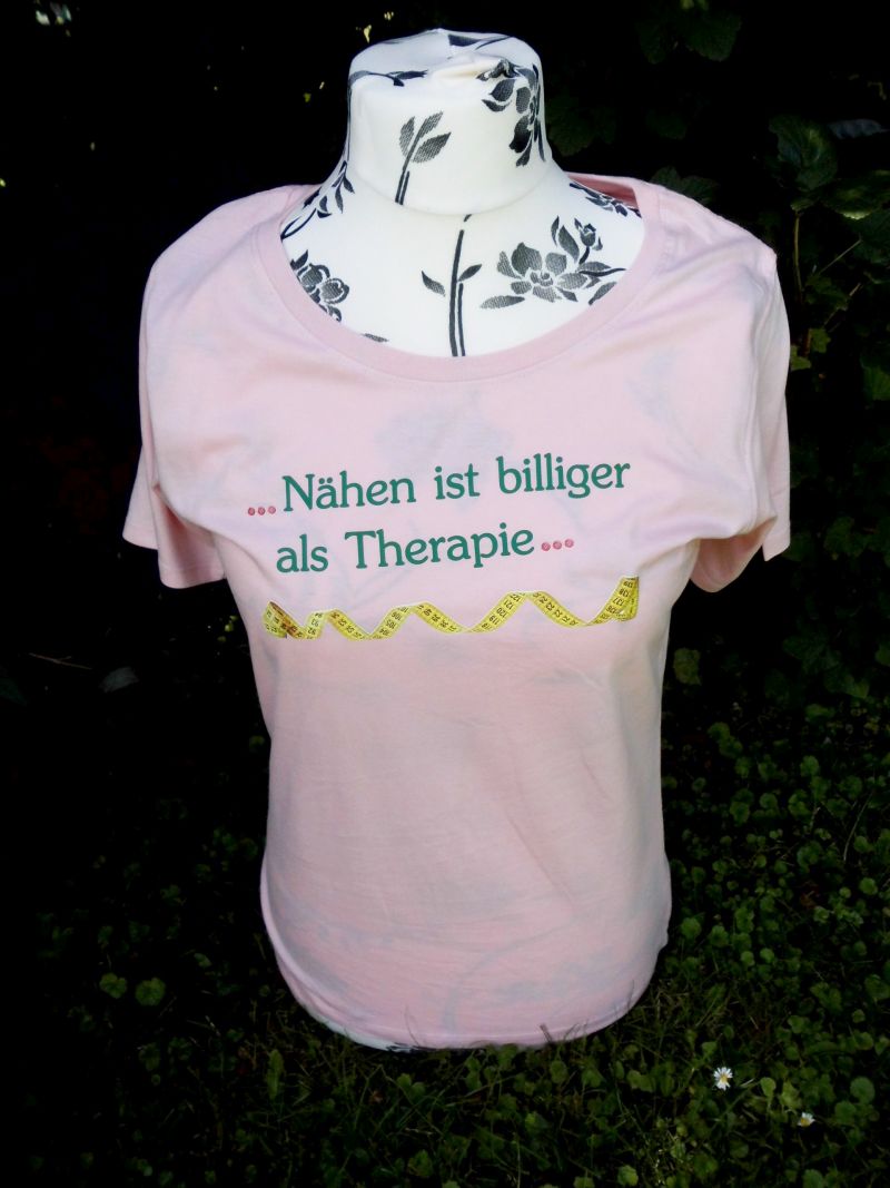 T-Shirt Nähen rosa