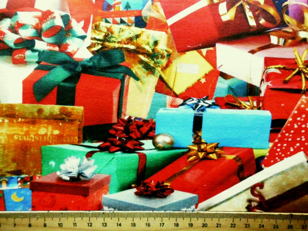 Angebote %: Geschenke Weihnachten rot Jerseystoff Jersey