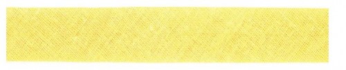 Schrägband helles gelb Baumwolle