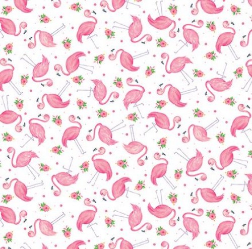 Flamingo Flamingos Patchworkstoff