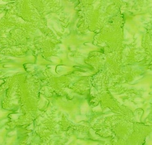 kräftiges grün meliert Batik Patchworkstoff