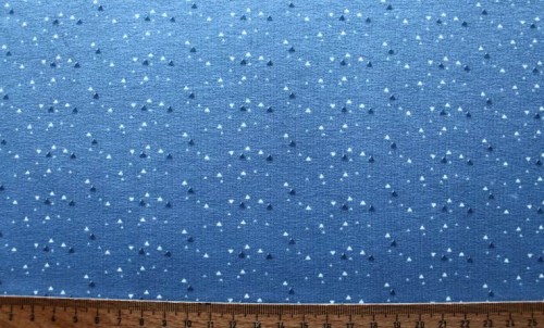 Dreiecke warmes blau Jerseystoff