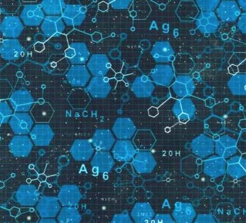 Chemie Wissenschaft Patchworkstoff