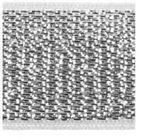 Gummiband silber Glitzer 2,0 cm breit