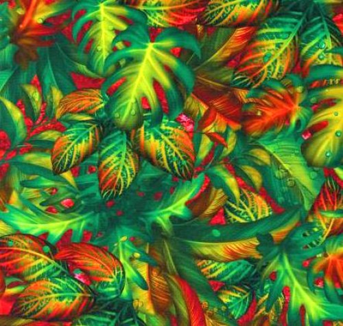 Blatt Blätter Patchworkstoff