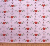 Steinbeck Prinzessin Annelie Herzen rosa Jerseystoff