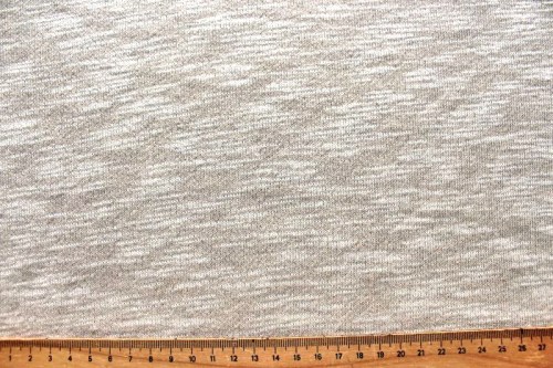 beige meliert Strickstoff