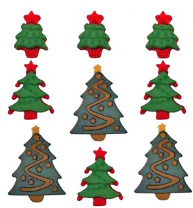 Tannebäume Tannenbaum Knöpfe