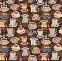 Kaffee Kaffeetasse Patchworkstoff