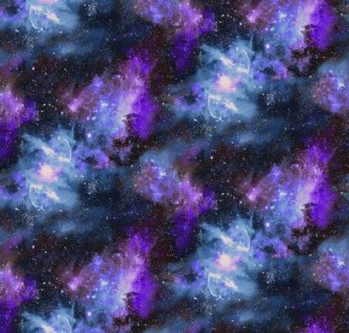 Nachthimmel Weltall Astronomie Patchworkstoff