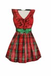 Schreibblock Kleid Schottenmuster
