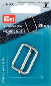 Leiterschnalle 25 mm silber farben