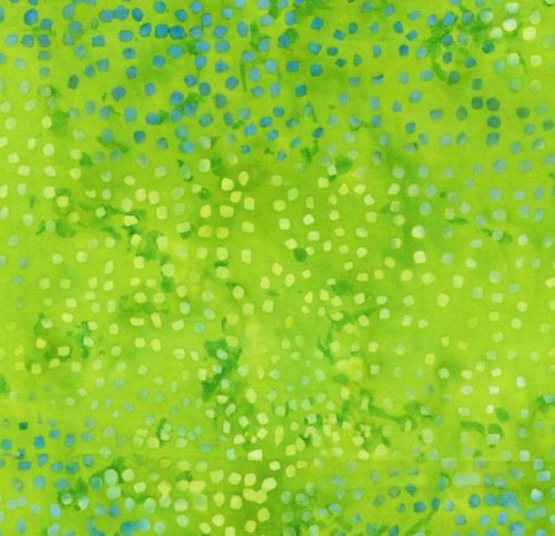 Punkte Tupfen blau grün Batik Patchworkstoff
