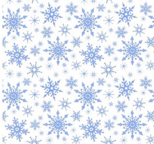 Schneeflocken Winter Weihnachten Baumwollstoff