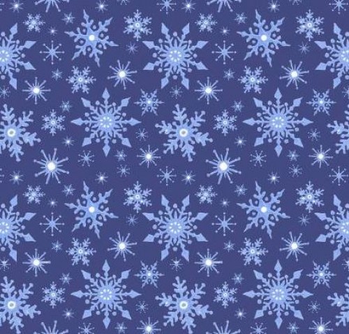 Schneeflocken Winter Weihnachten Baumwollstoff