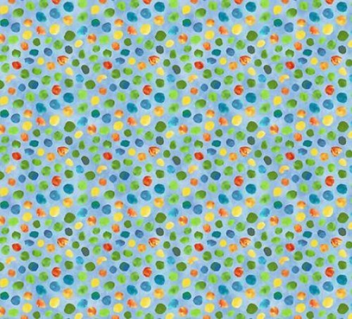 Punkte Tupfen bunt Patchworkstoff