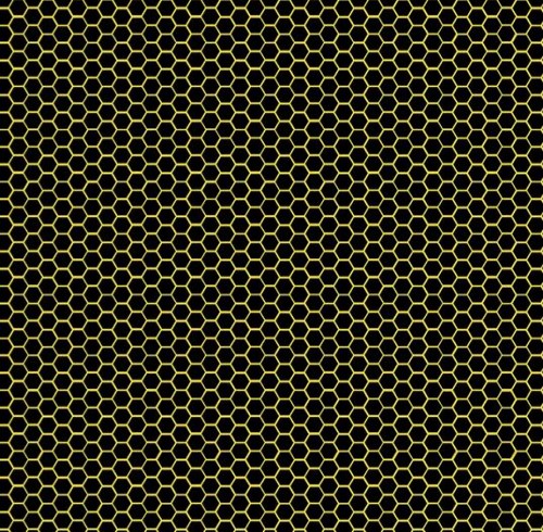 Bienenwaben Waben gold abgesetzt Patchworkstoff
