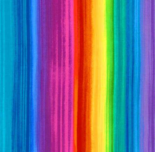 Streifen gestreift Regenbogen  Patchworkstoff