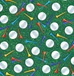 Golf Golfball Baumwollstoff