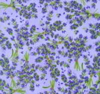 Lavendel Blumen Patchworkstoff