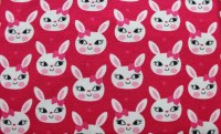 Hase Häschen pink Jerseystoff