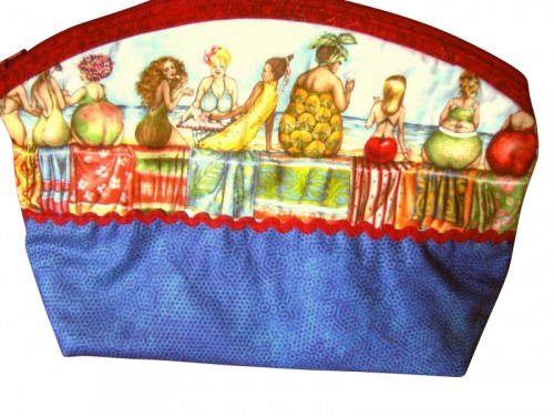 Fruit Ladies Bordüre Patchworkstoff