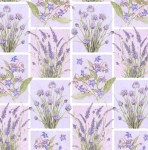 Lavendel lila rosa Panel Patchworkstoff