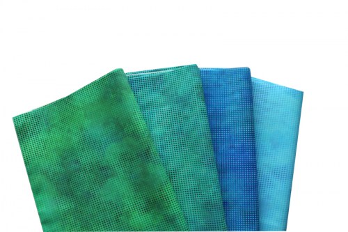 Dit Dots blau türkis grün Stoffpaket