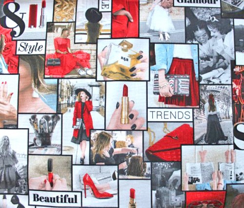 Fashion Mode Parfum Dekostoff