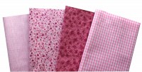 Basic rosa Patchworkstoff Stoffpaket