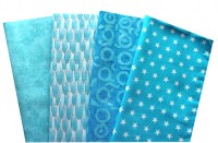 Basic türkis Patchworkstoff Stoffpaket