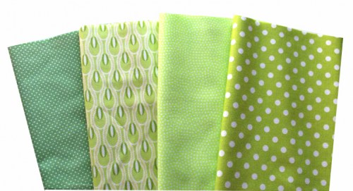 Basic grün Patchworkstoff Stoffpaket