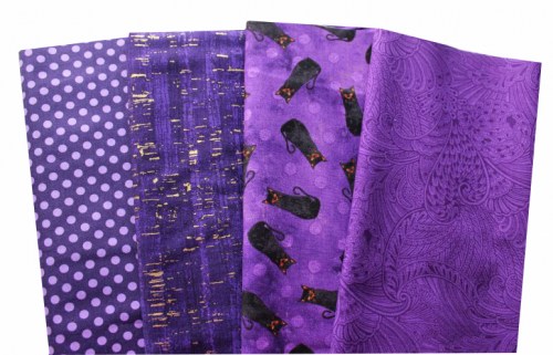 Basic lila Patchworkstoff Stoffpaket